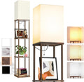 addlon Floor Lamp with Shelves for Modern Living Spaces