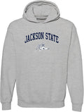 Jackson State Team Color Arch Logo Hoodie - Unisex Fit