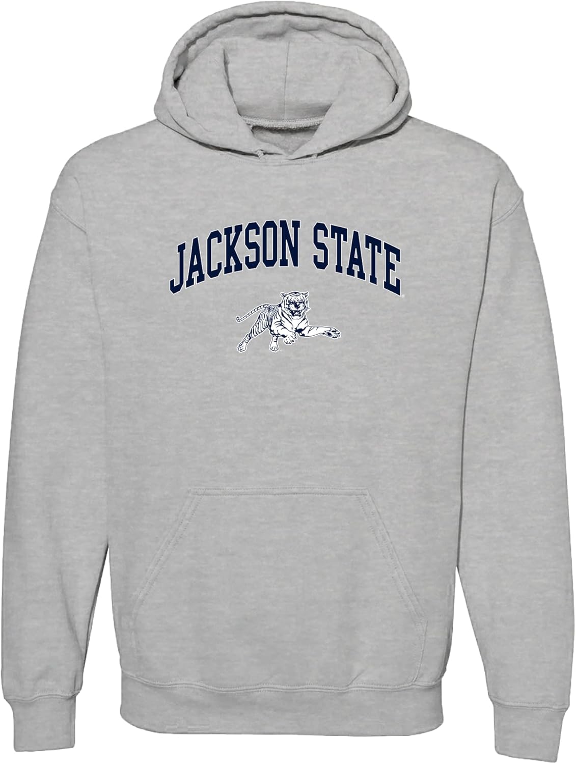 NCAA College Team Color Arch Logo Hoodie for Jackson State Fans