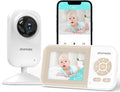Video Baby Monitor with 2.8ft LCD Screen - Secure No-Glow Night Vision