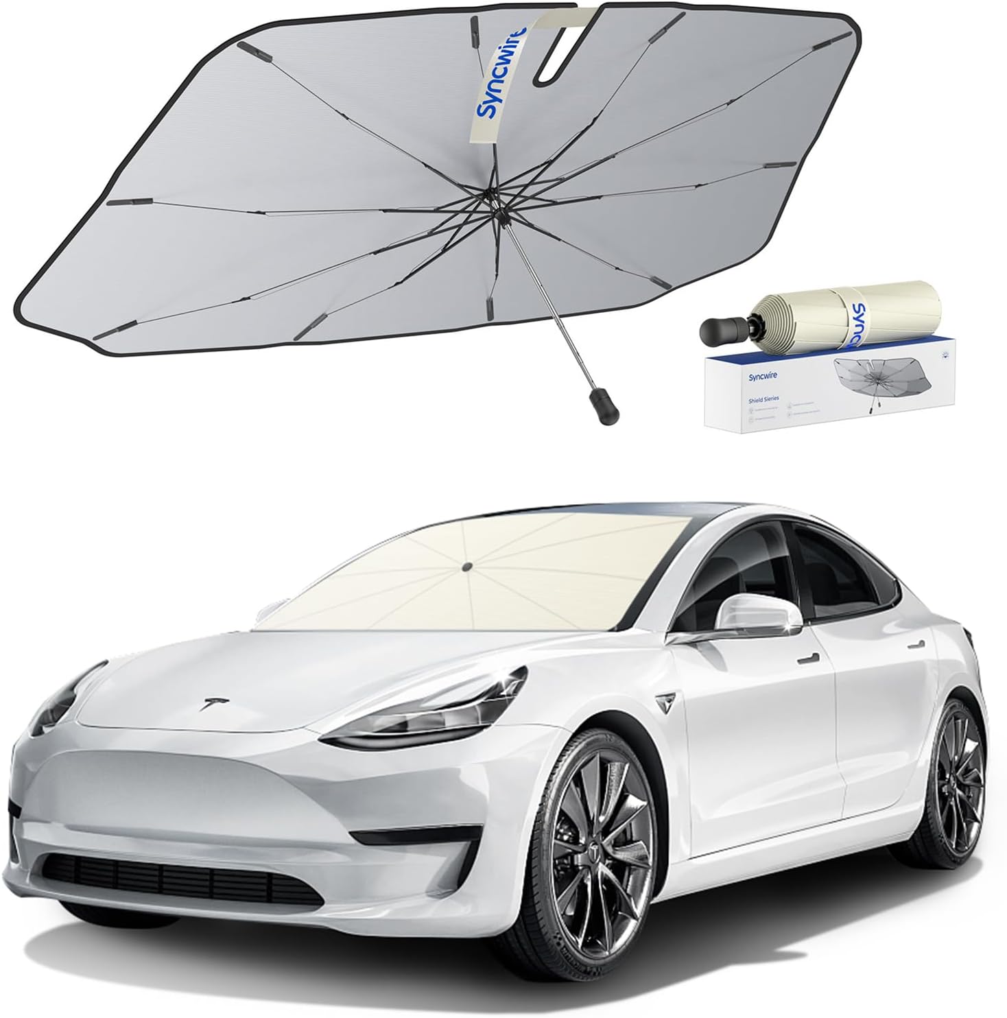 Syncwire Car Windshield Sunshade Umbrella for Superior Heat Protection