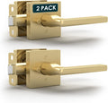 Mega Handles Prime Privacy Door Handle 2 Pack - Satin Brass