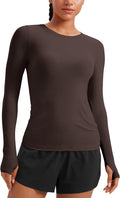 CRZ YOGA Womens Cloudweight Long Sleeve Workout Top - Lightweight