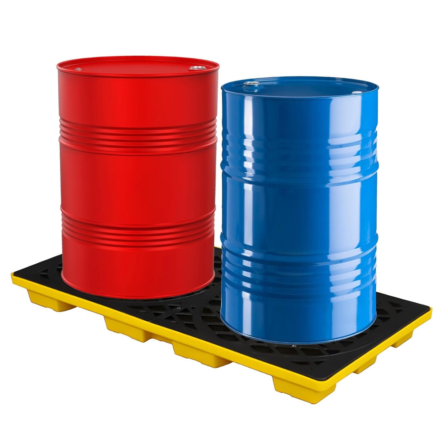 2 Drum Modular Spill Containment Platform for Heavy-Duty Use