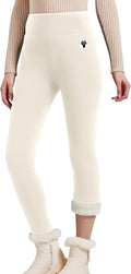 Women's Sherpa Fleece Lined Warm Leggings - Thick Winter Joggers Shoes