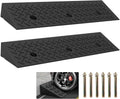 2 in Rise Rubber Curb Ramp 2 Pack - Heavy Duty 2 Ton Capacity