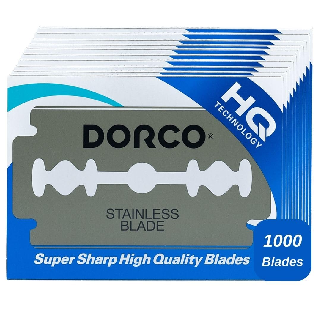 Dorco ST300 Platinum Double Edge Razor Blades for Smooth Shave