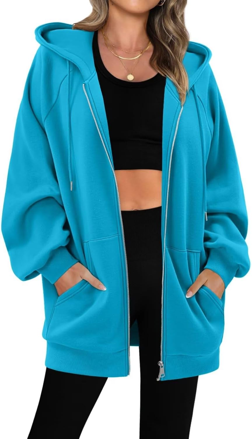 StunShow Women's Zip Up Hoodies for Casual Fall Fashion