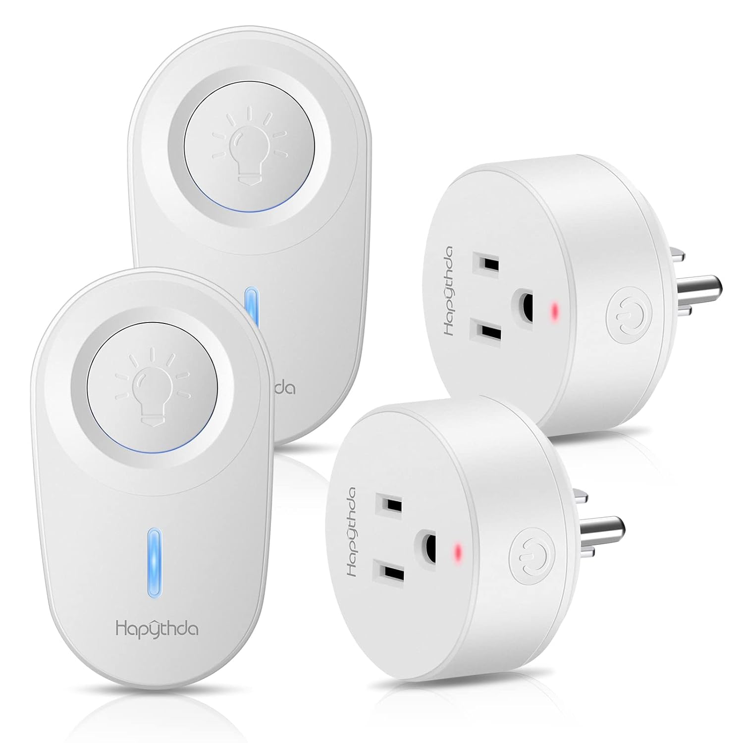 HAPYTHDA Wireless Remote Control Outlet Plug for Easy Use