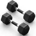 Hex Dumbbell Set 2.5-125lb Pairs - Odorless Rubber Grip
