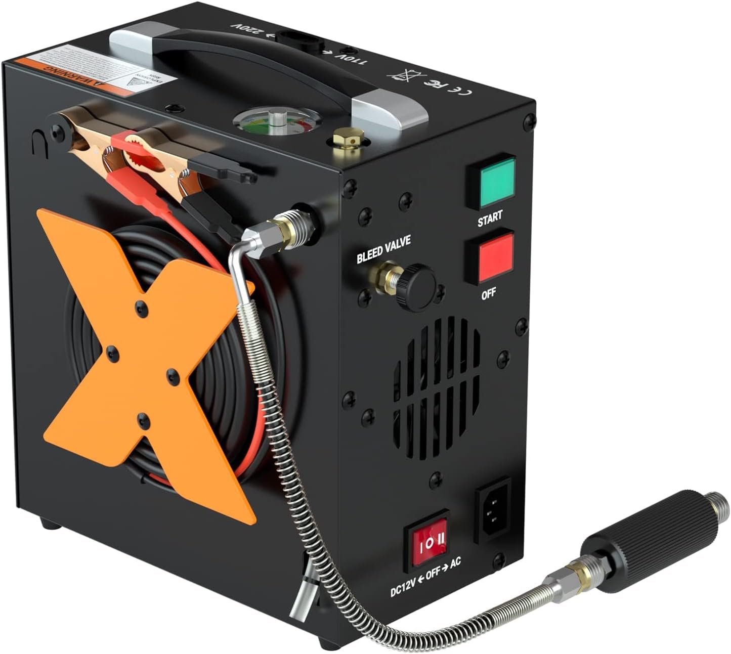 CHIKADIV 4500Psi Oil-Free Air Compressor: Silent Powerhouse for Scuba & Air-Gun
