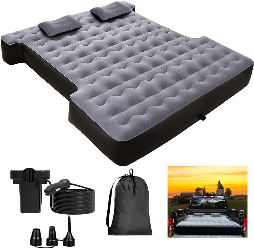 Inflatable Truck Bed Air Mattress - Comfort on the Go!