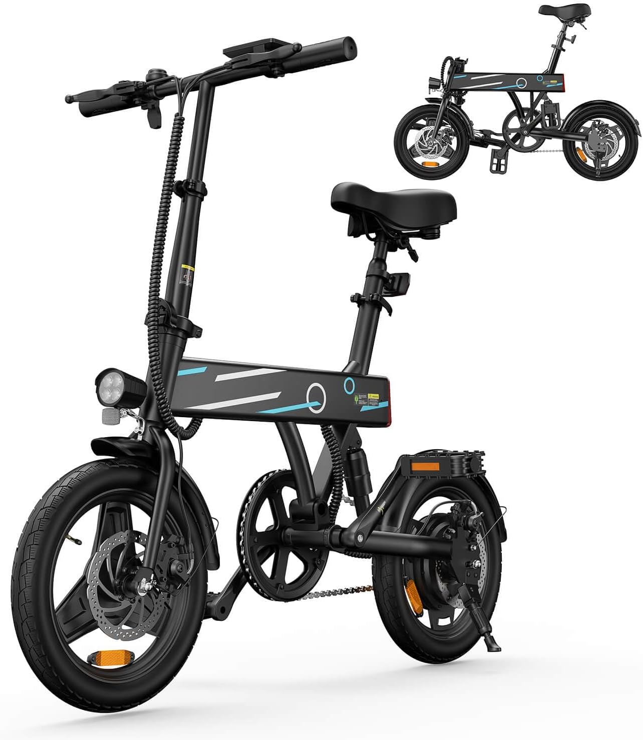 isinwheel U1 Electric Bike: Compact Folding Ebike for Adults