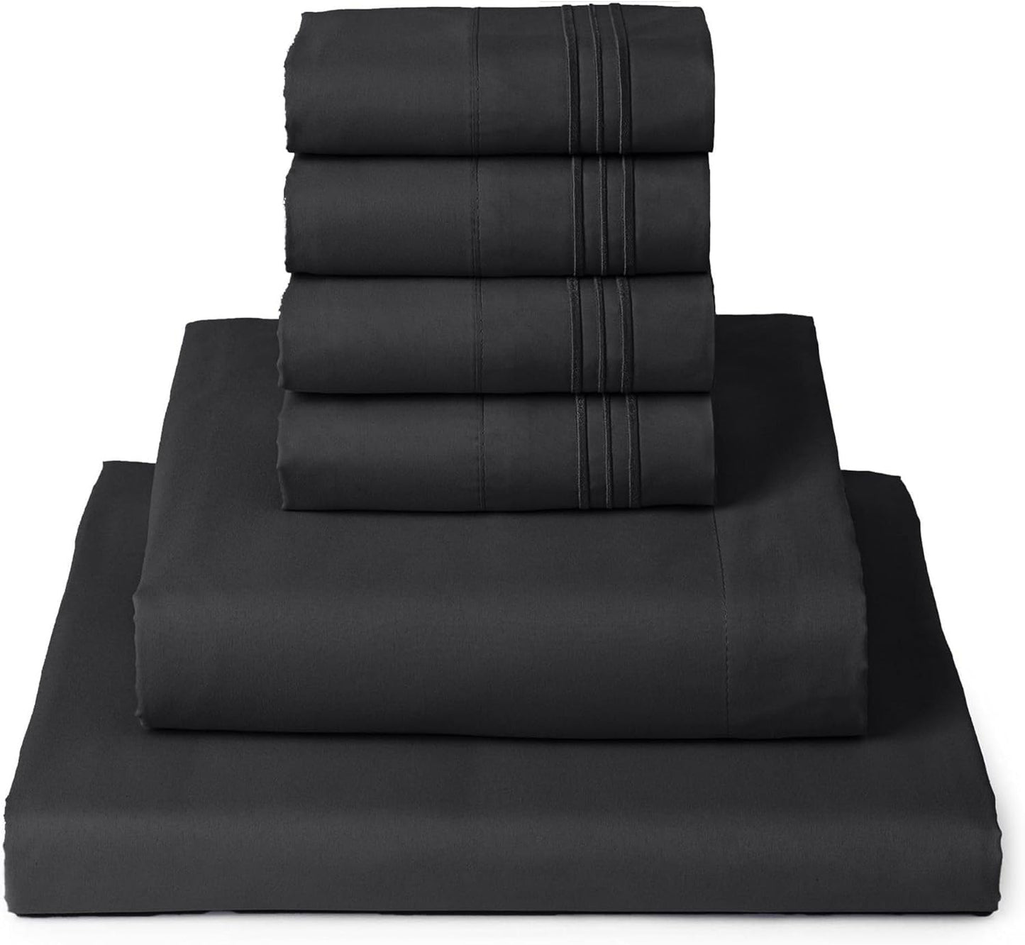 Mellanni Queen Sheet Set - 6-Piece Iconic Collection Bedding
