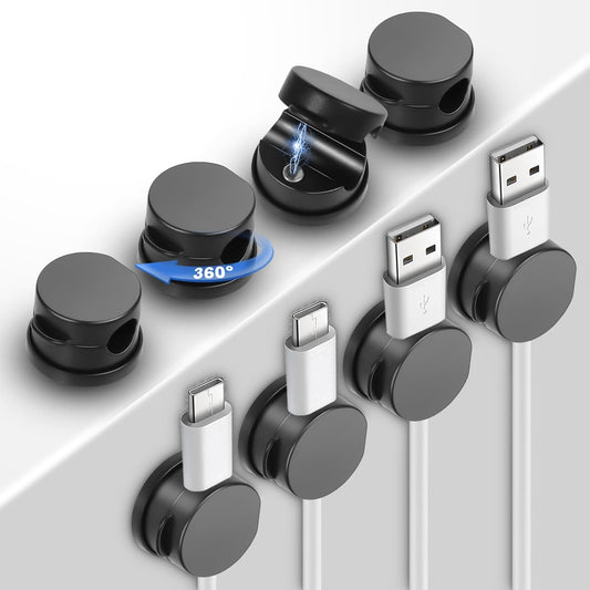 Yuanchu Magnetic Cable Clips - Organize Anywhere!