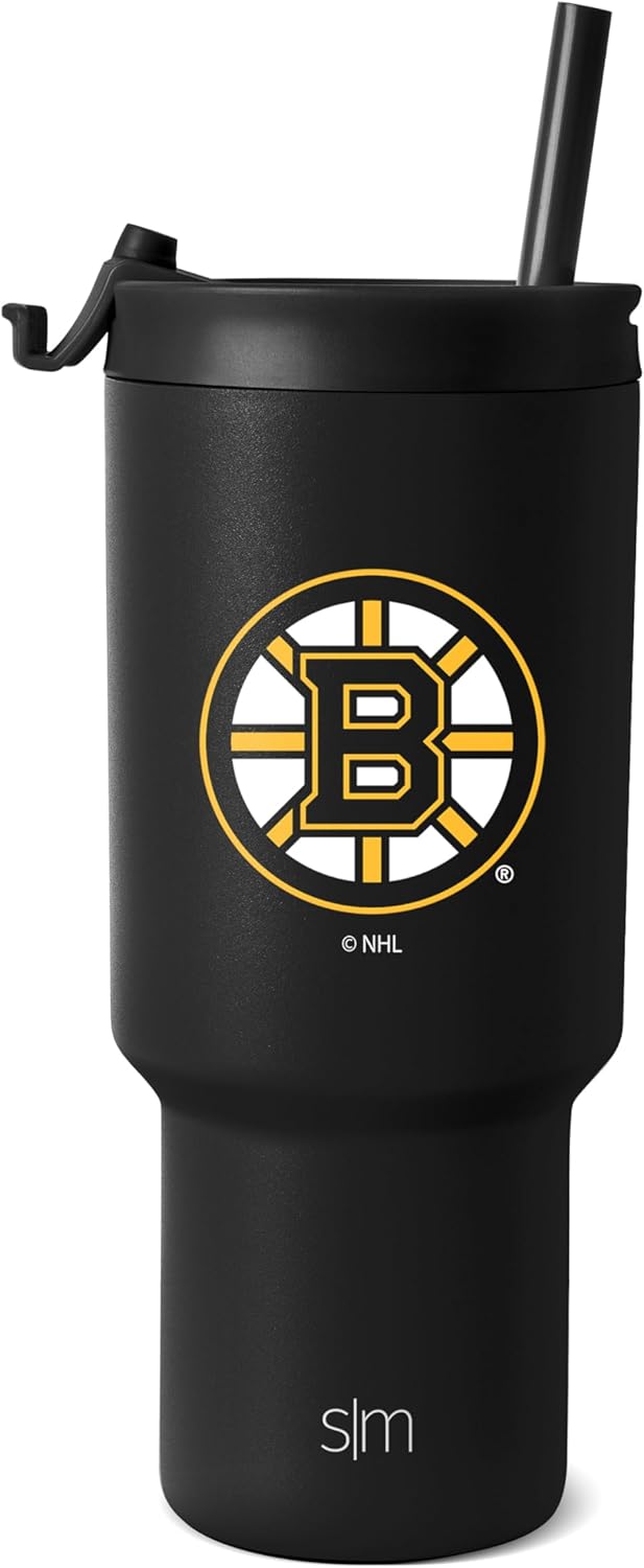 NHL San Jose Sharks 30 oz Tumbler with Flip Lid and Straws