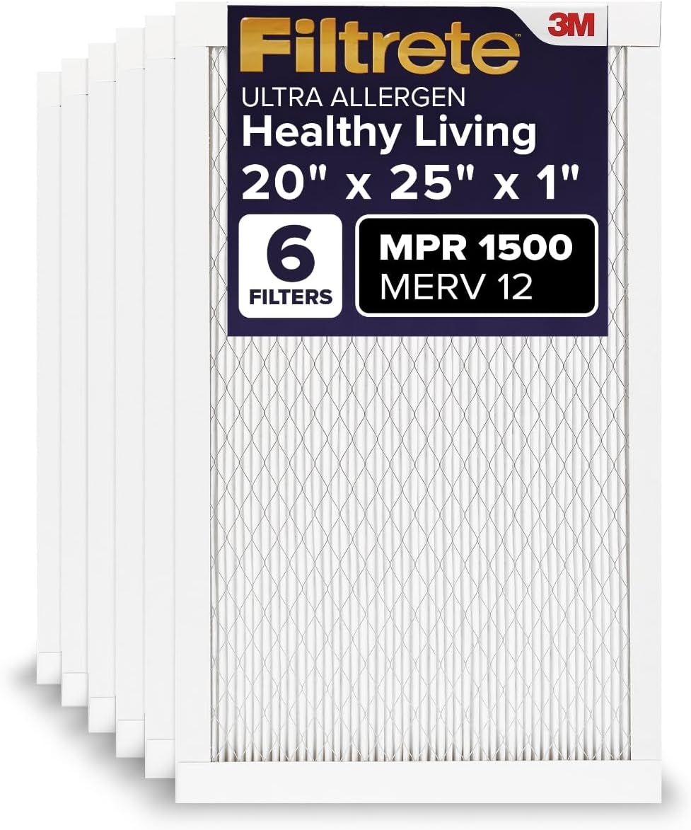 Filtrete 20x25x1 AC Furnace Air Filter for Cleaner Air