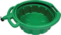 LUMAX Green 3.75 Gallon Plastic Oil Drain Pan for Easy Use
