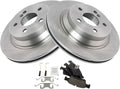 Rear Ceramic Brake Pad & Rotor Kit for Mercedes-Benz E350 - Direct Fit