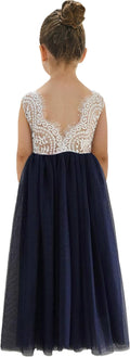 2Bunnies Peony Lace Back A-Line Dress for Stylish Young Girls