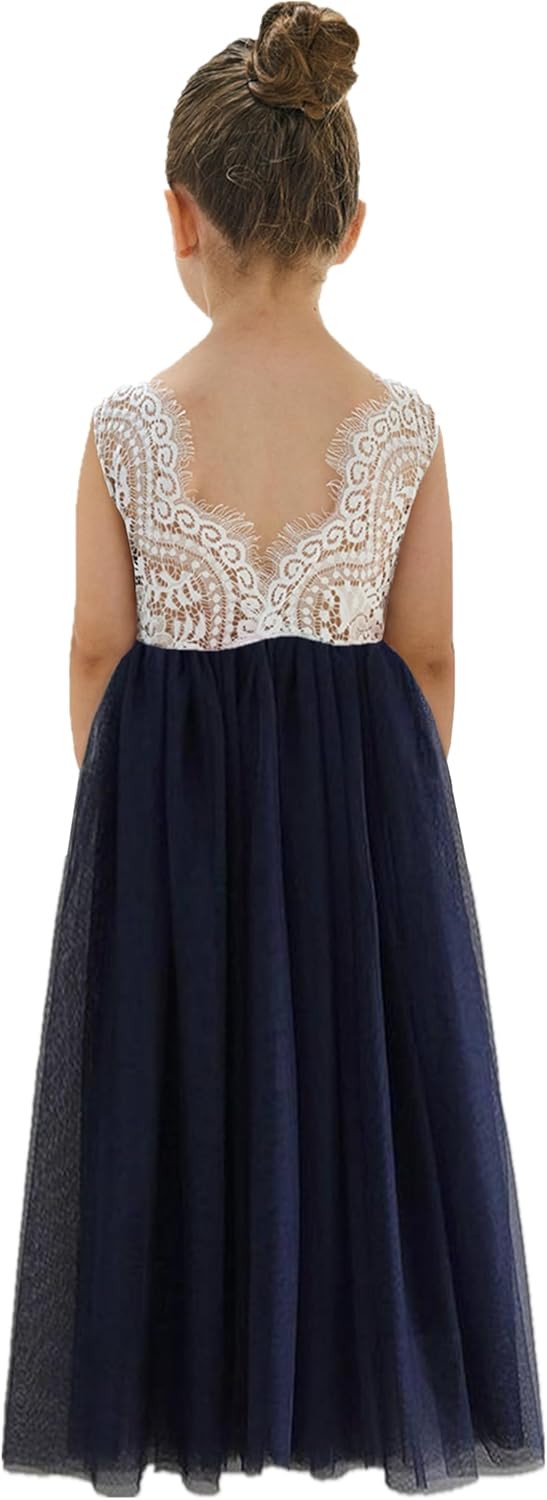 2Bunnies Girl Peony Lace Back A-Line Tutu Tulle Dress Review
