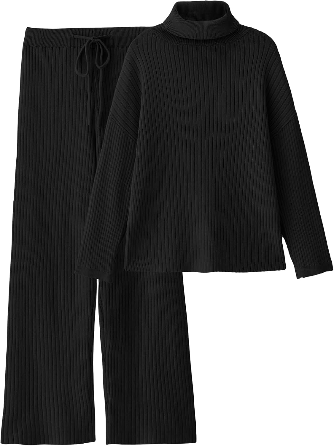 LILLUSORY Women's Cozy Knit Sweatsuit Set for All Seasons