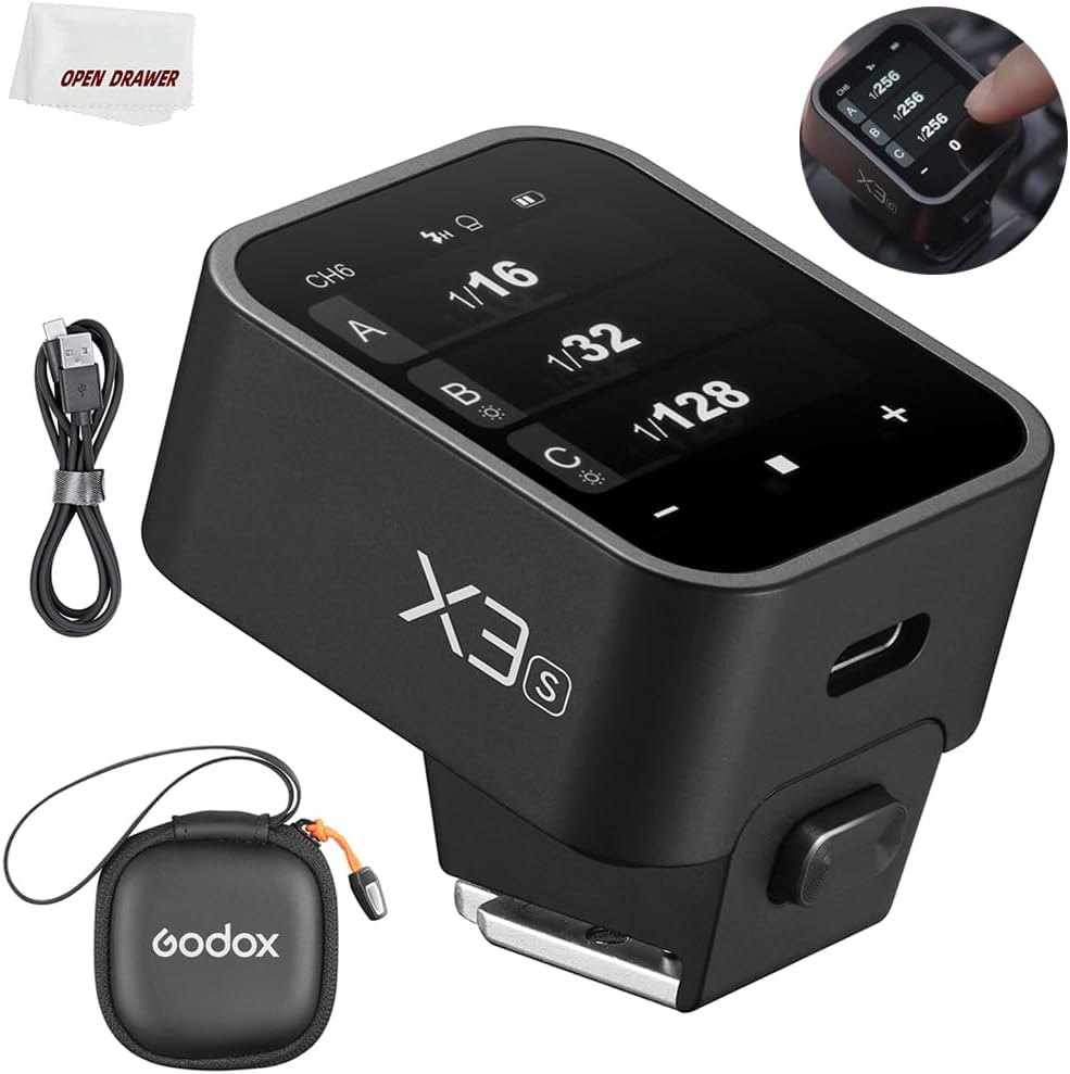 Godox X3S Trigger: Touch Screen TTL Wireless Flash for Sony