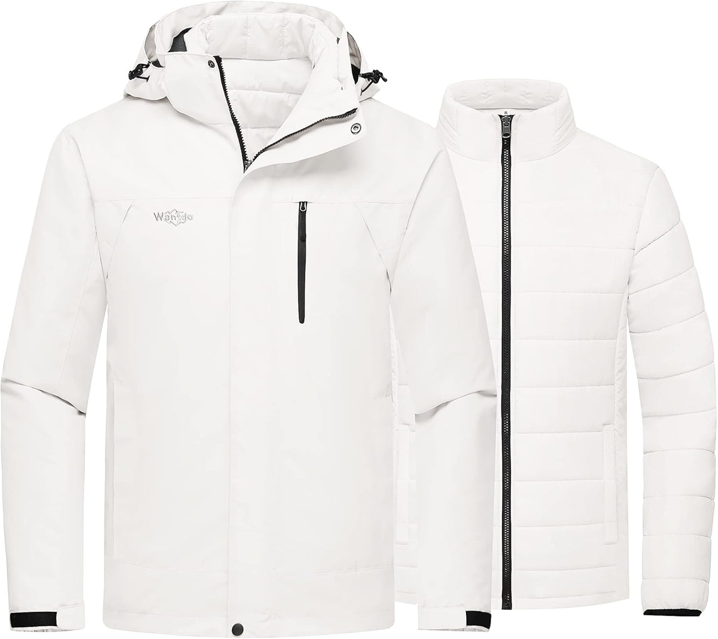 Wantdo 3-in-1 Ski Jacket: Waterproof & Warm