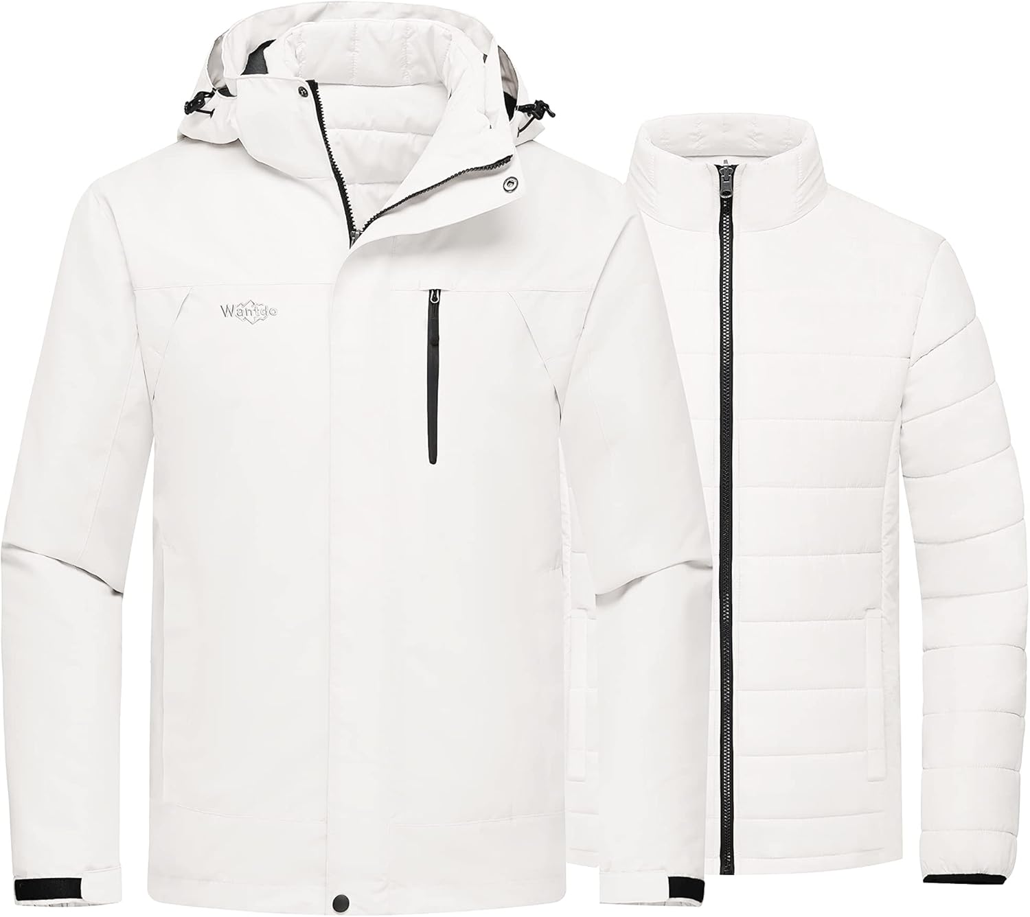 Wantdo 3-in-1 Ski Jacket: Waterproof & Warm