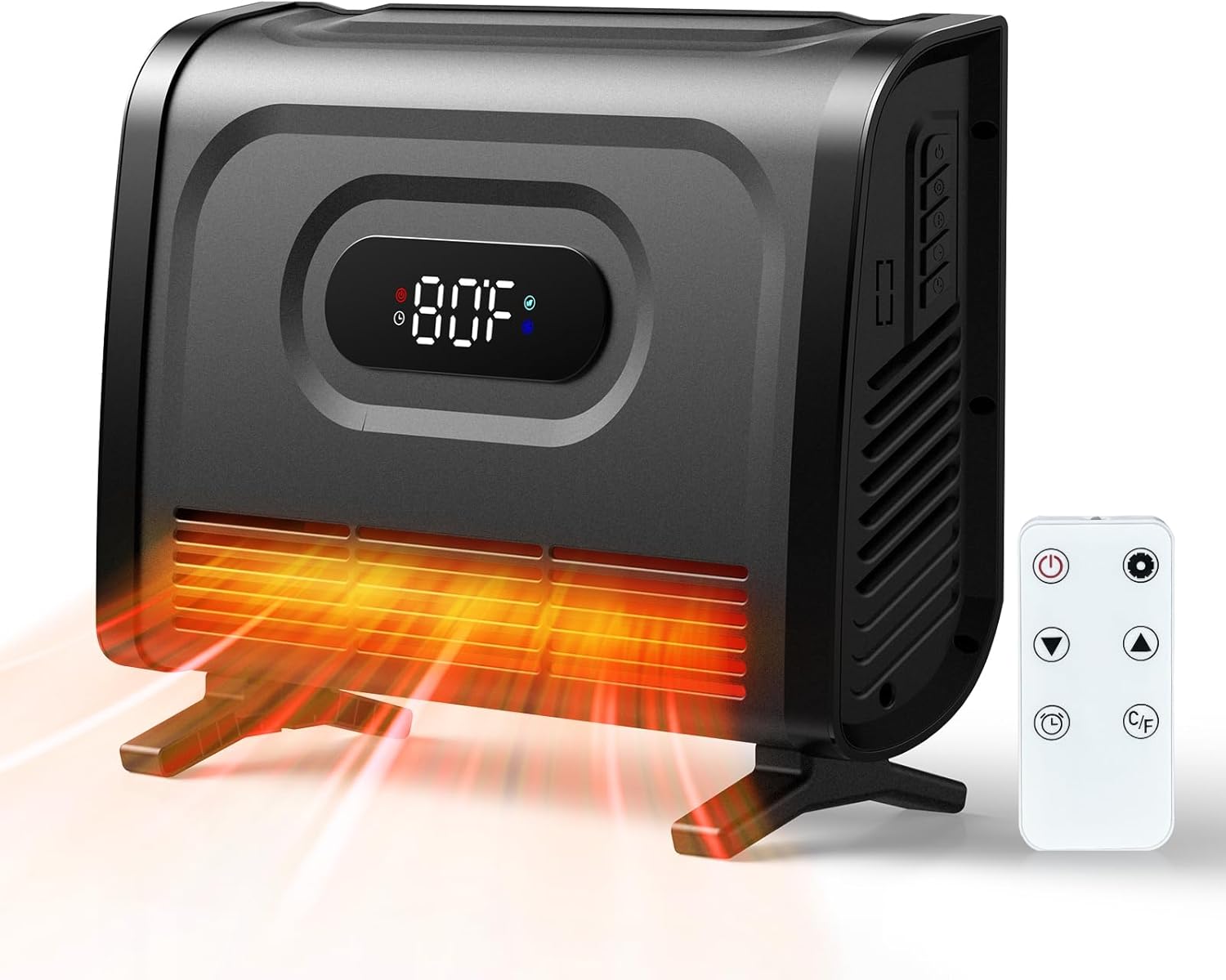 Air Choice 1500W Infrared Heater: Remote Control, Safety Lock