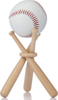 Baseball Stand Holders Balls Display Bat Wooden Stand Holder Display