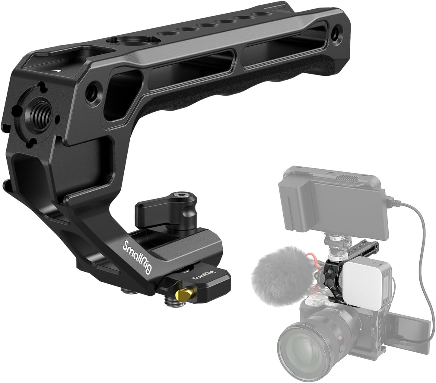 SmallRig Lightweight NATO Top Handle for DSLR Camera Cage