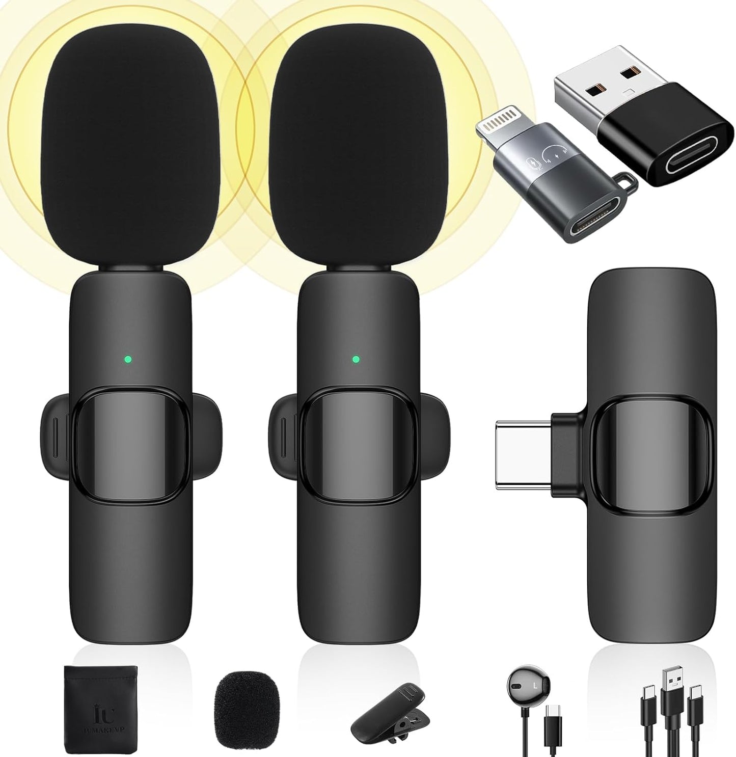 Clear Sound Everywhere: Dual Wireless Lavaliers