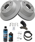 TRQ Rear Brake Pad & Rotor Kit Compatible with 2002 Tahoe - Rear RWD