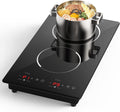 Double Induction Cooktop 2 Burner 2300W - Dual Zone Countertop Stove