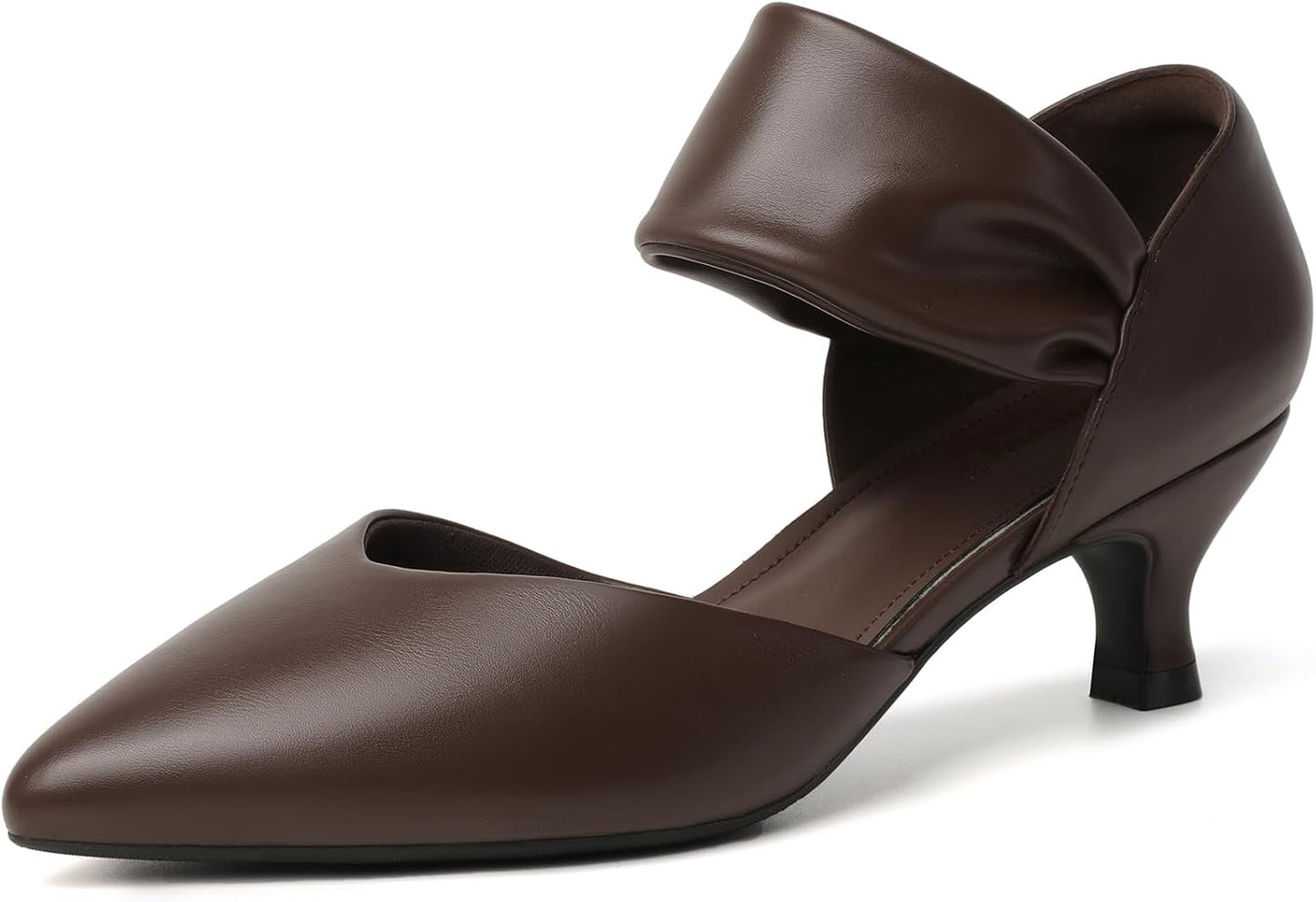 RIBONGZ Kitten Heels for Women: Comfortable Low Heels Style