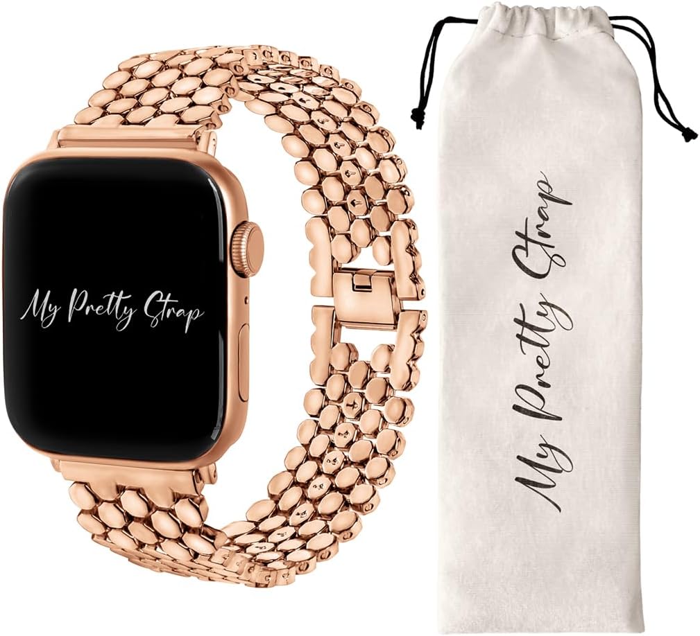 My Pretty Strap Stainless Steel Apple Watch Band for All Sizes