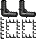 1/2ft Poly PPSU Barb Crimp PEX Elbow Fittings 100pcs - No Lead Value