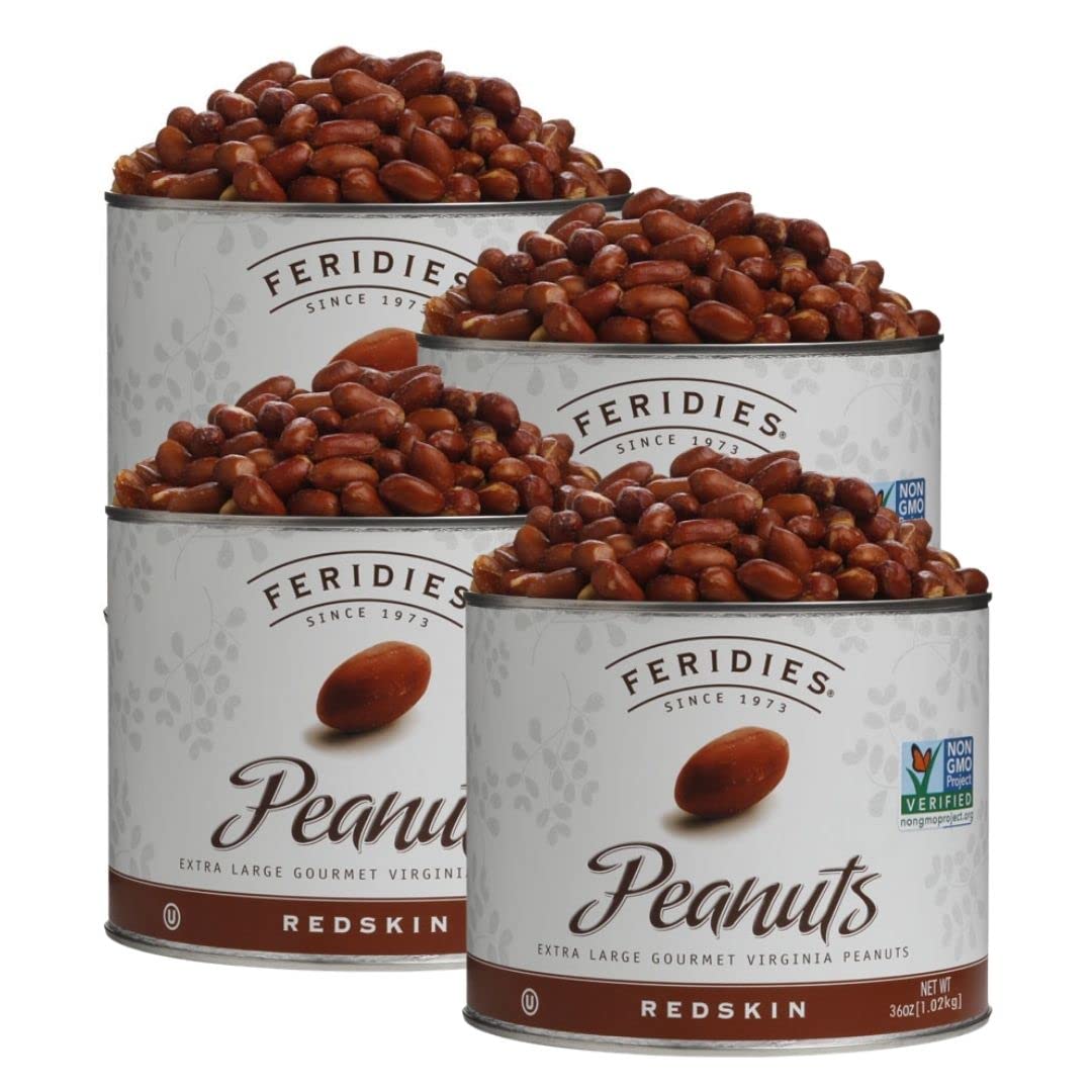 Skin On Extra-Large Salted Virginia Peanuts for Healthy Snacking
