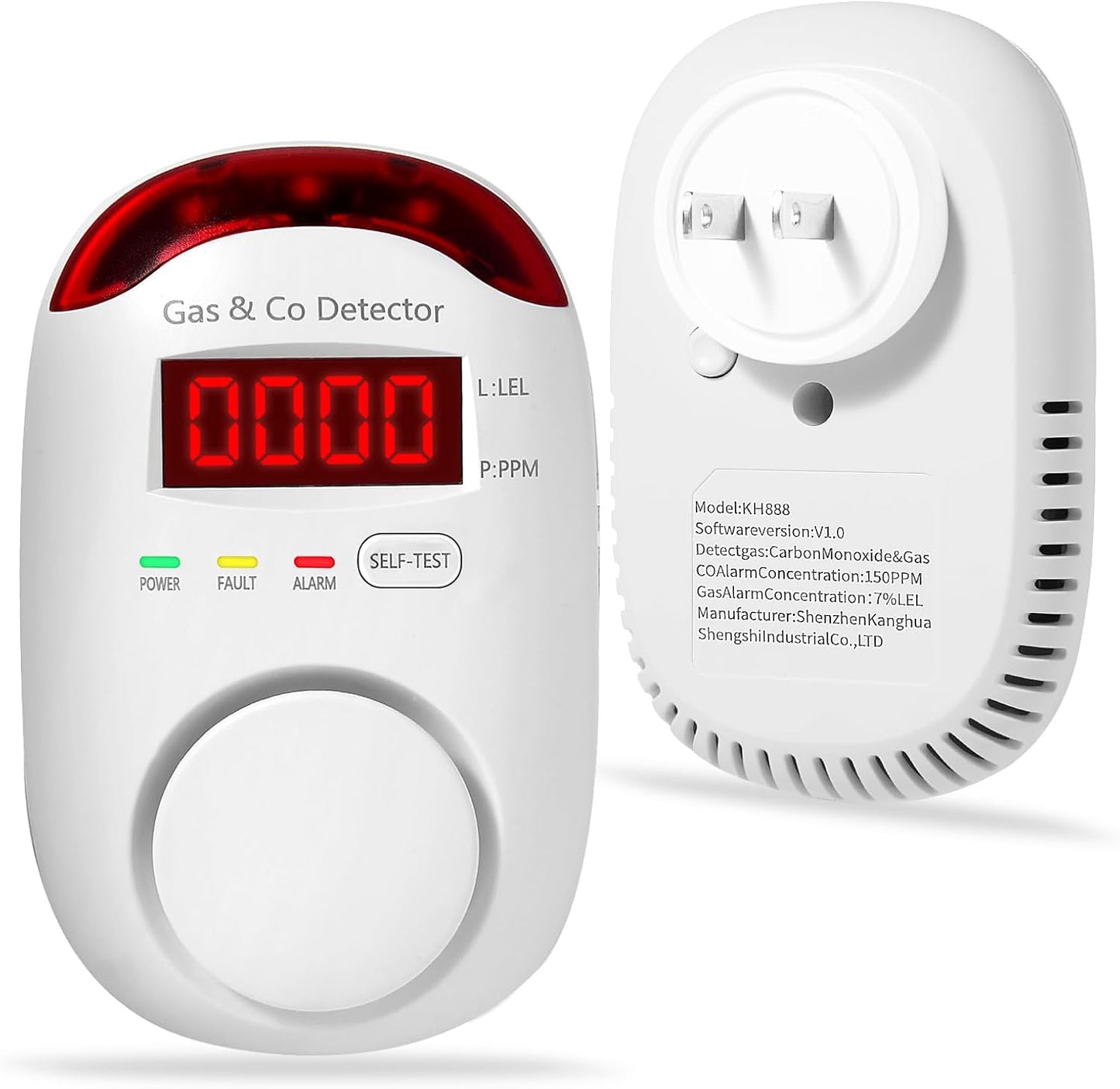 Combination Gas & Carbon Monoxide Detectors for Home Safety