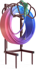 New Garden Hose Holder Stand - Super Stable Outdoor Hose Rack