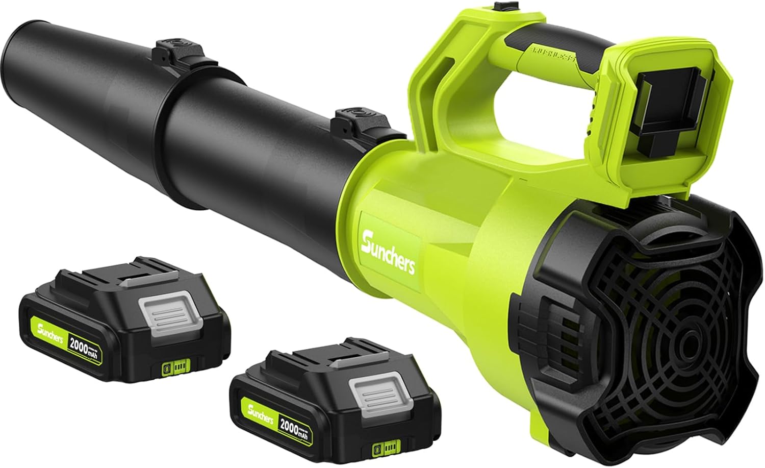 Cordless Leaf Blower with 2 Batteries for Easy Yard Cleanup