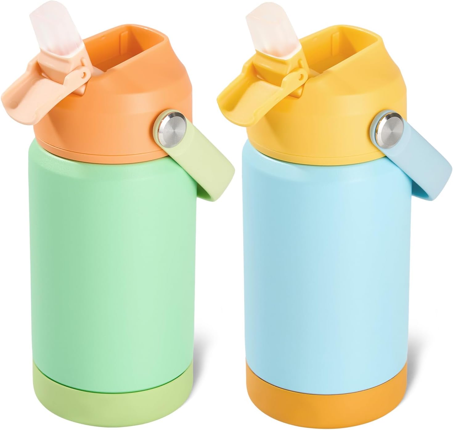 Kerilyn 12oz Kids Water Bottle 2 Pack for School and Travel