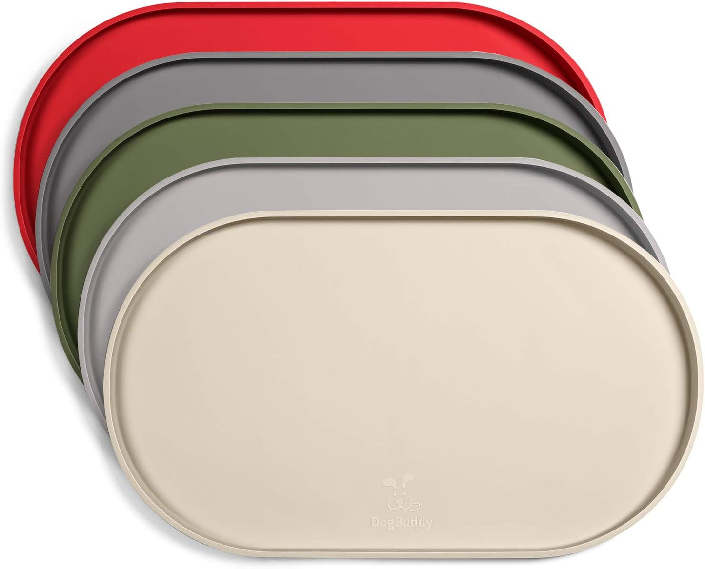 DogBuddy Dog Food Mat - Waterproof Silicone Pet Feeding Mat