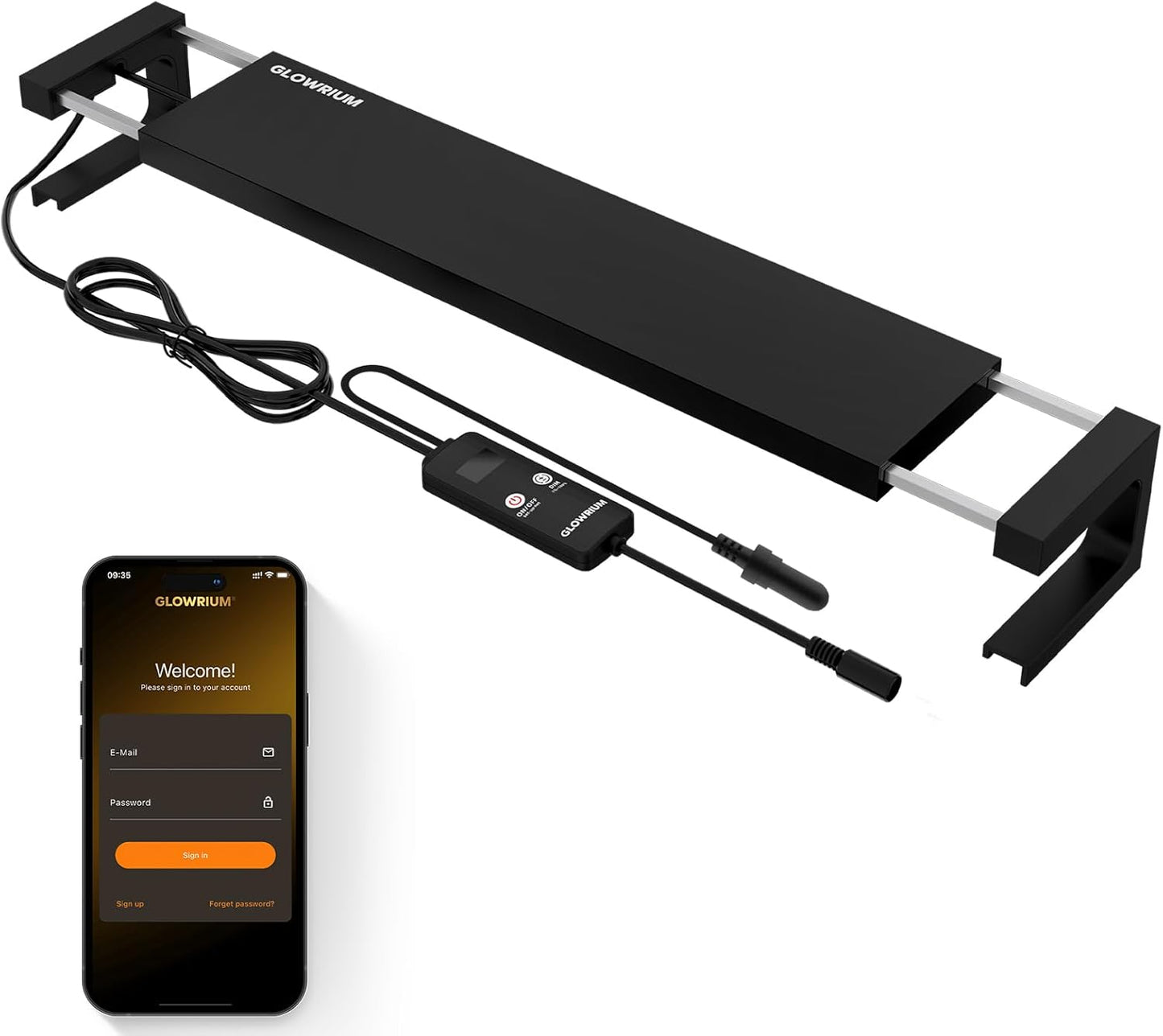 GLOWRIUM Saltwater Aquarium Light with Smart App Control