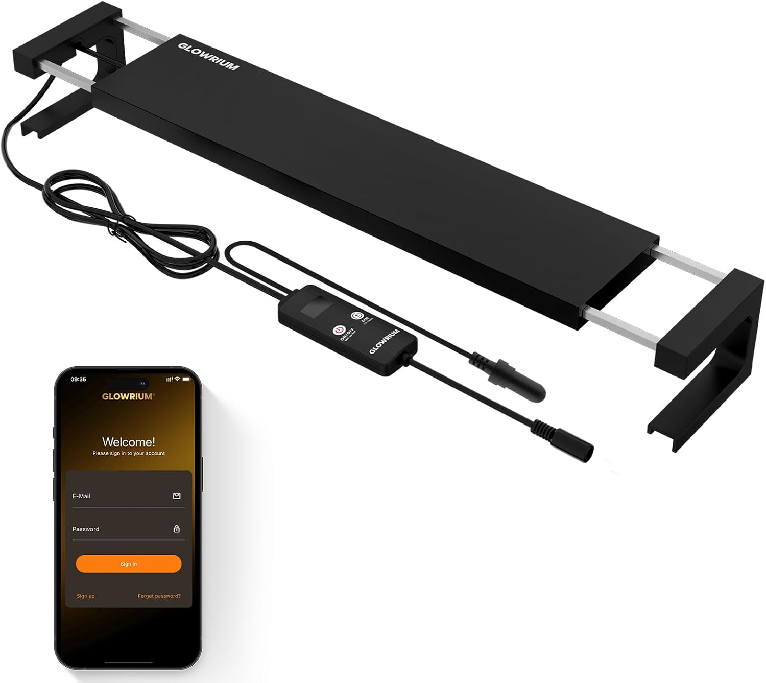 GLOWRIUM Saltwater Aquarium Light with Smart App Control