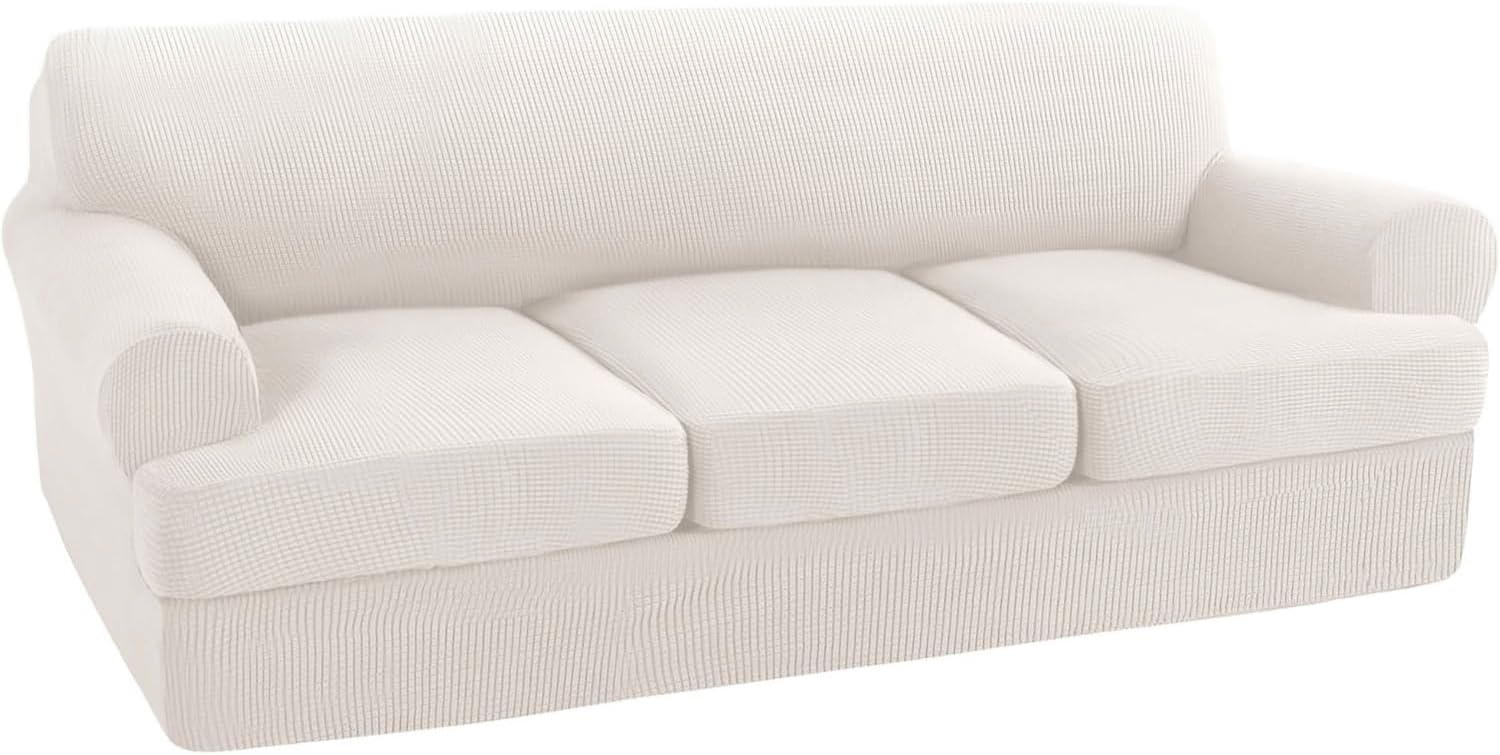 Turquoize 4 Piece T Cushion Sofa Slipcovers for Stylish Protection