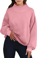 ANRABESS Womens Oversized Turtleneck Sweatshirt - Cozy Everyday Layer