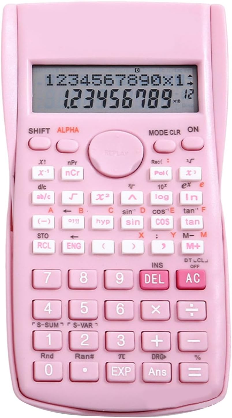 Advanced 12-Digit Scientific Calculator - 240 Functions, Large Display