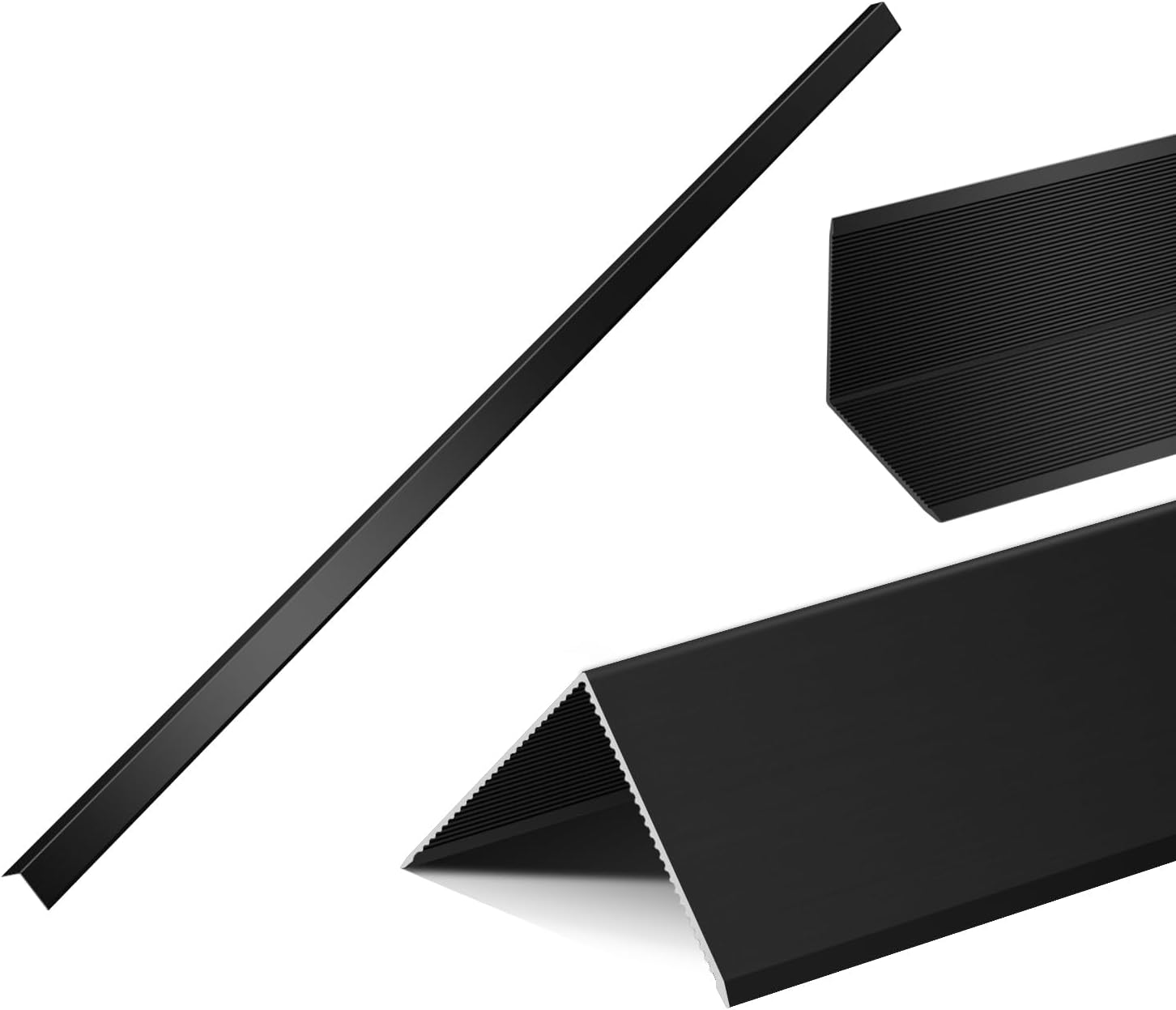 Black Aluminum Alloy Corner Protectors for Wall Protection